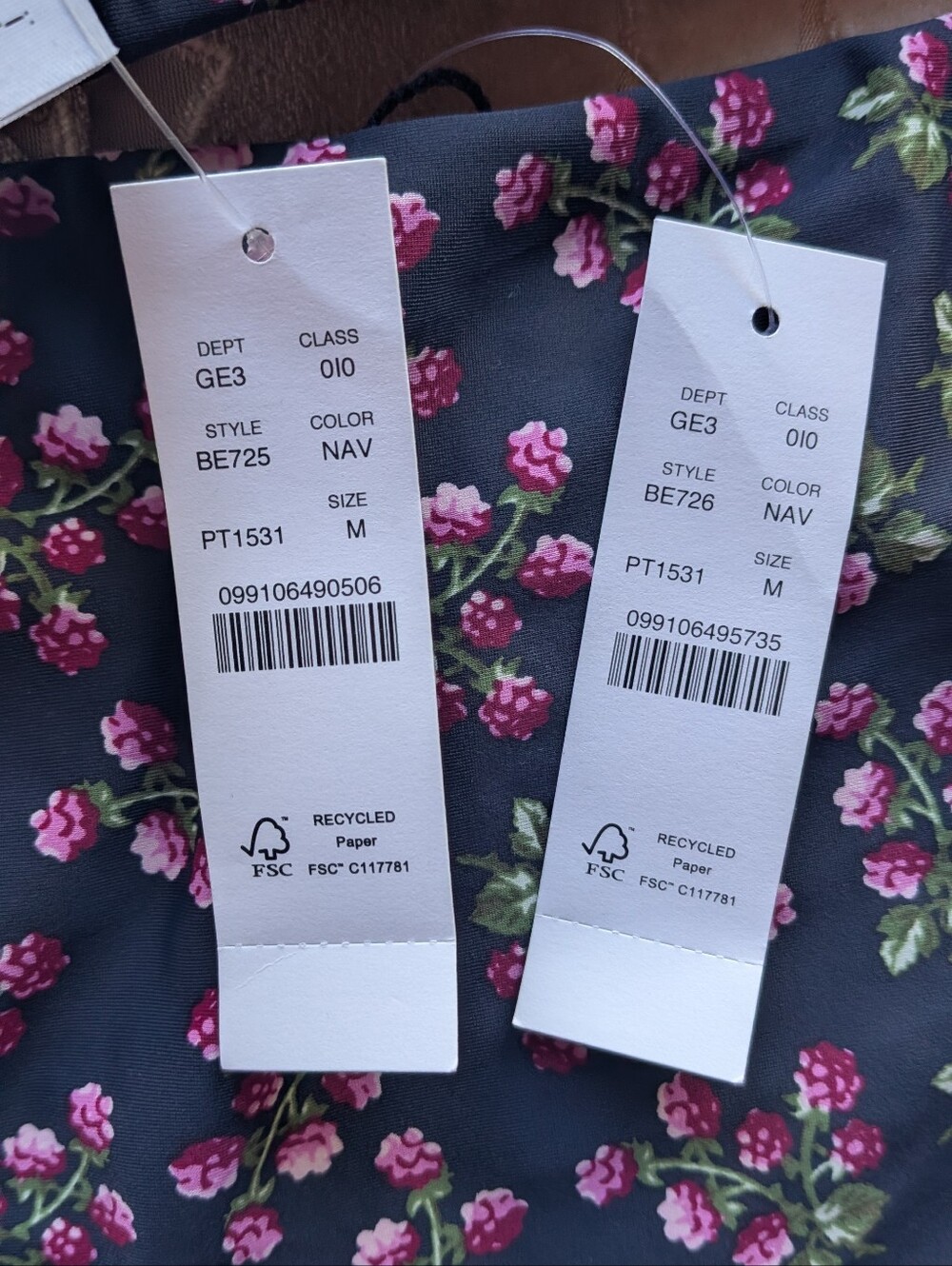 NWT J. Crew Re-Imagined Two-piece Bikini In Twilight Berry, Size M - Picture 3 of 4